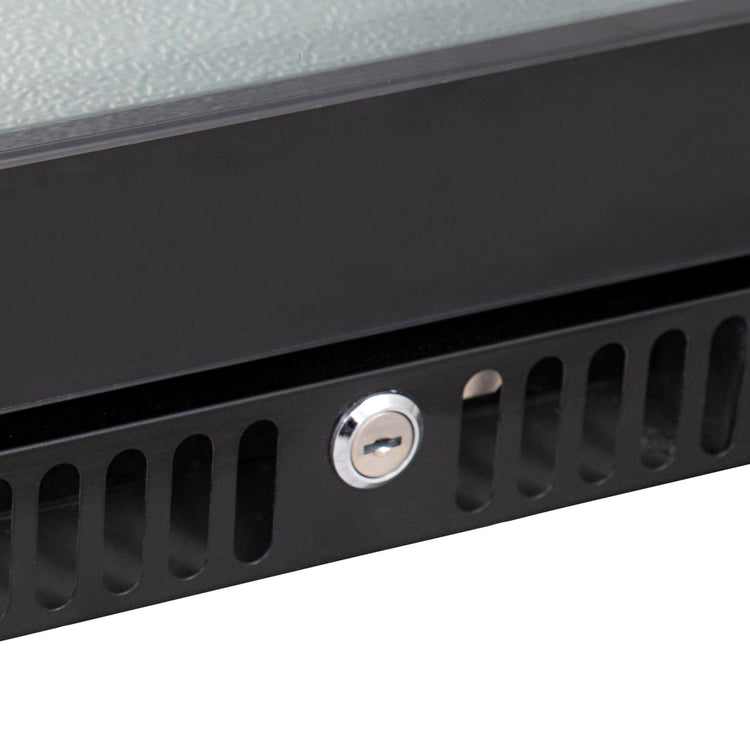 Gasmate Premium 2-Door 187L Glass Door Bar Fridge with Aluminium Interior