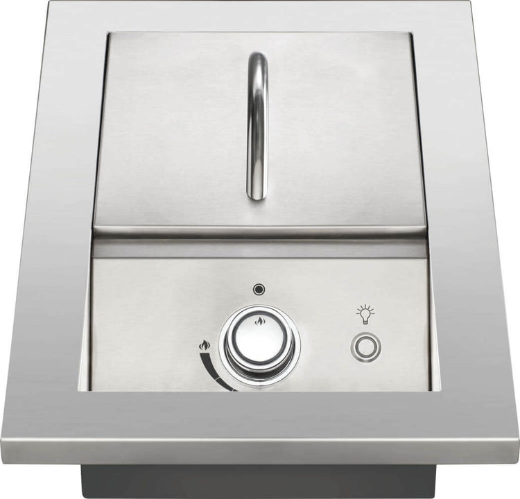 Built-in 700 Series Single Range Top Burner with Stainless Steel Cover
