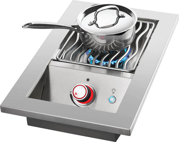 Built-in 700 Series Single Range Top Burner with Stainless Steel Cover
