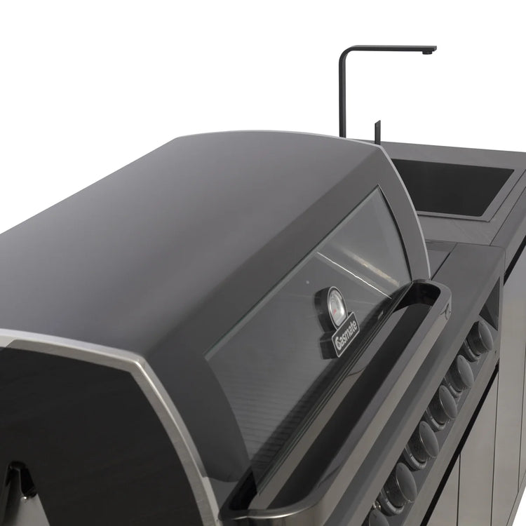 Gasmate Galaxy Gen 2 6 Burner Built-In BBQ with Side Burner