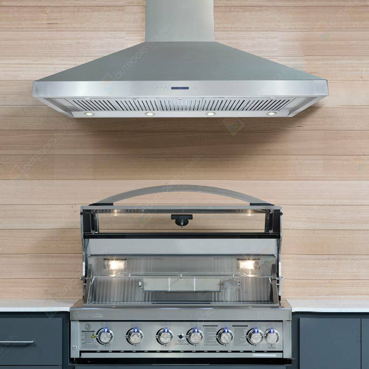 Gasmaster Large Outdoor Stainless Steel BBQ Rangehood