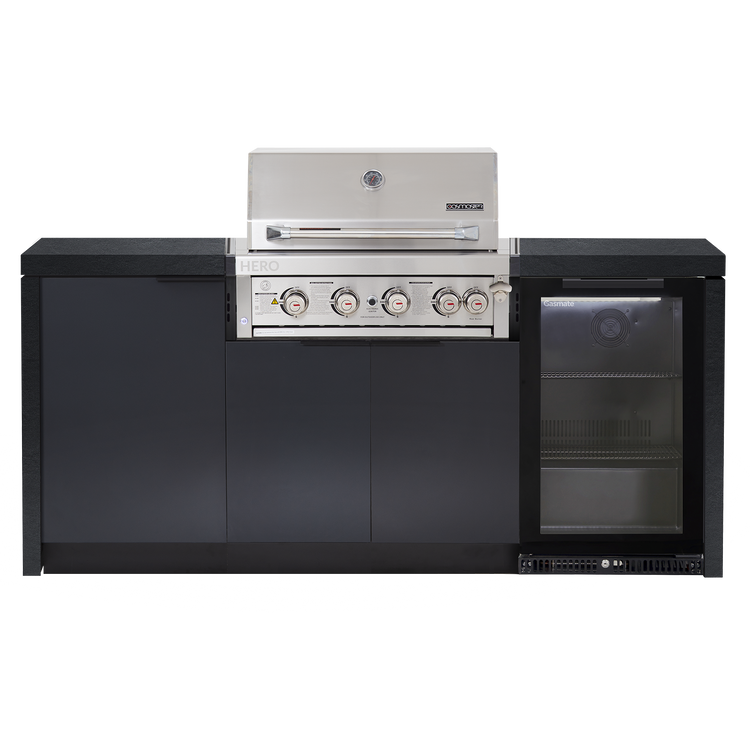 Cabinex Hero 4-Burner Kitchen Package with Custom Concrete Benchtop