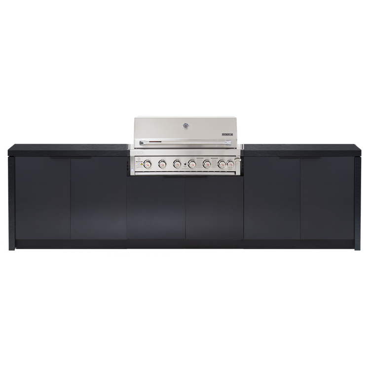 Cabinex Hero Classic 6-Burner Kitchen Package with Custom Concrete Benchtop