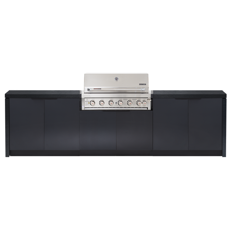 Cabinex Hero Classic 6-Burner Kitchen Package with Custom Concrete Benchtop