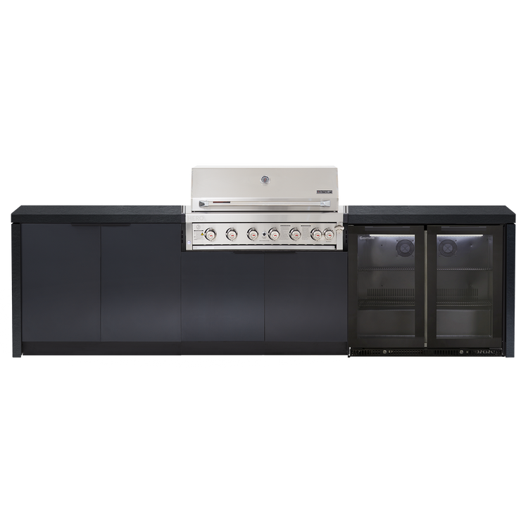 Cabinex Hero Classic 6-Burner Kitchen Package with Custom Concrete Benchtop