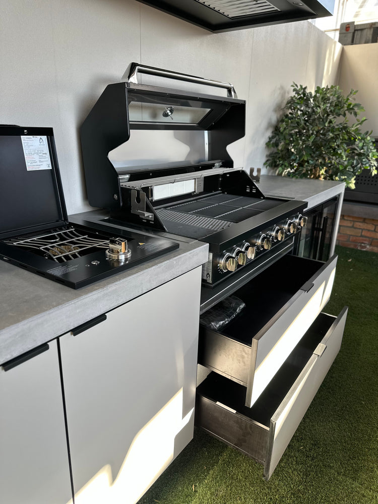 Custom Made Ex Display Custom concrete benchtop - Installed