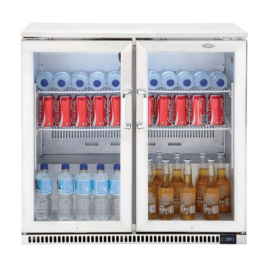 BeefEater 190 Litre Double Door Outdoor Bar Fridge