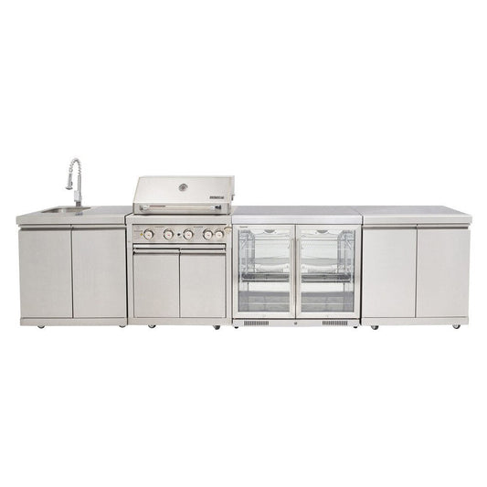 Gasmaster Hero 4 Burner Single Hood Value BBQ Kitchen