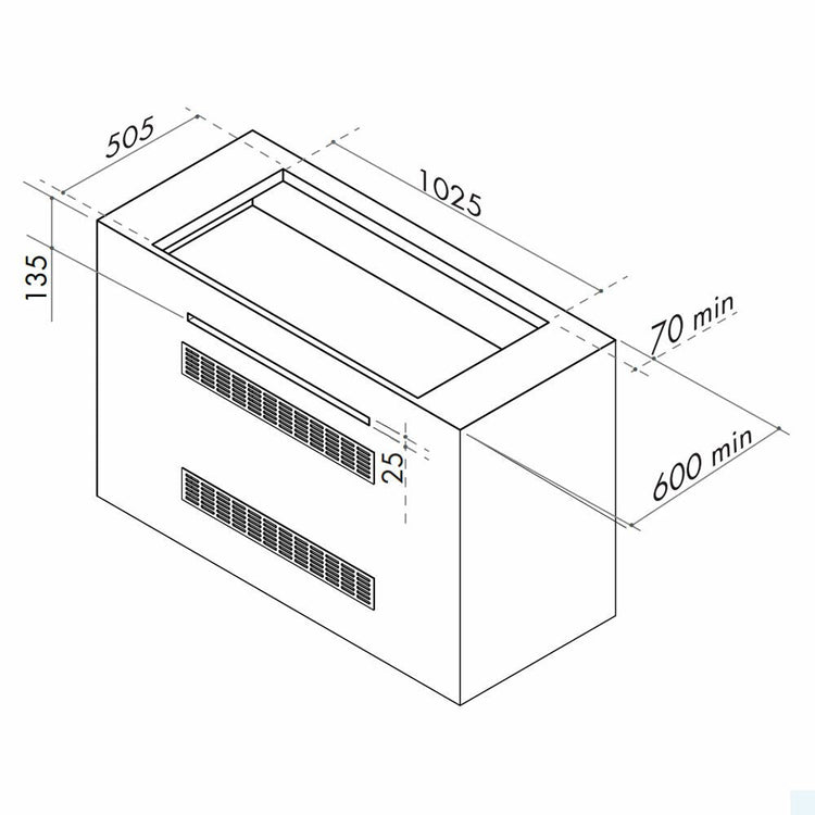 Artusi Gloss Black 4 Burner Built-in BBQ with Flat Lid