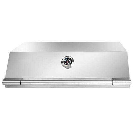 Artusi 80cm 3-Burner 316-Grade Stainless Steel Built In BBQ with Hood