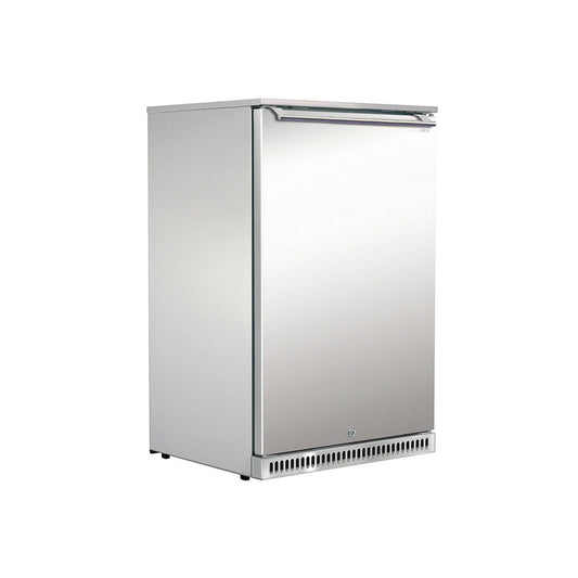 Husky 1-Door 118L Stainless Steel Solid Door Alfresco Bar Fridge