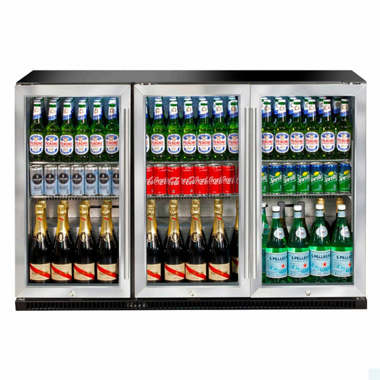 Artusi Triple-Door Outdoor Bar Fridge