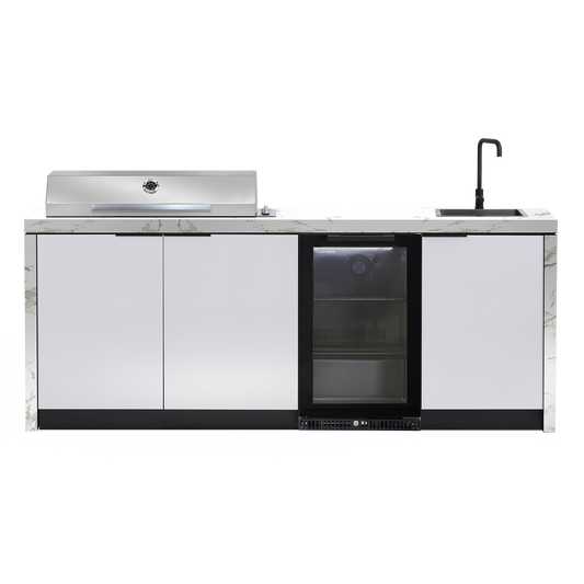 Cabinex Minimal Outdoor Kitchen with Stainless Steel Artusi BBQ