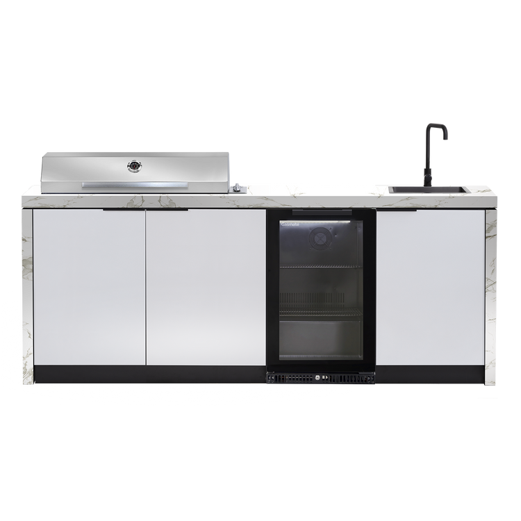 Cabinex Minimal Outdoor Kitchen with Stainless Steel Artusi BBQ