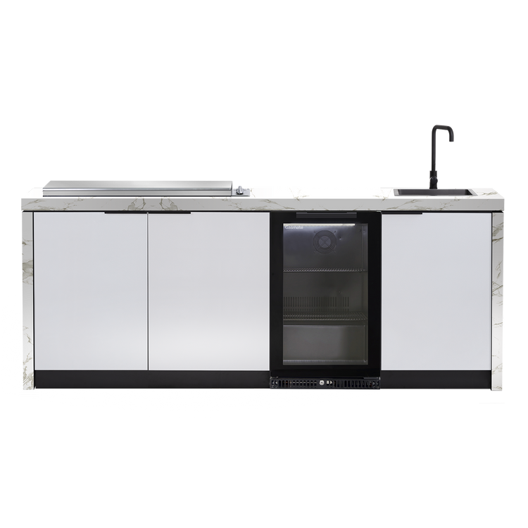 Cabinex Minimal Outdoor Kitchen with Stainless Steel Artusi BBQ