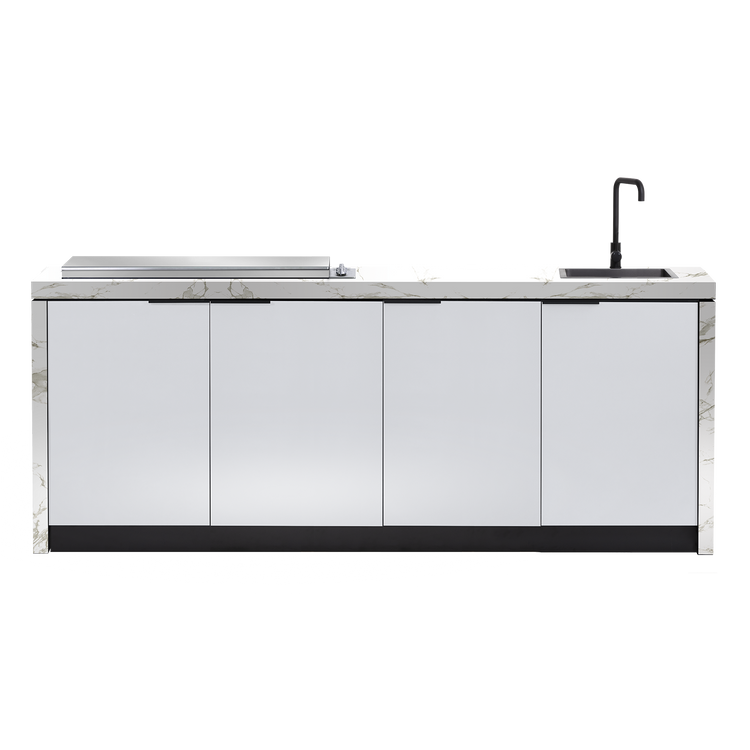 Cabinex Minimal Outdoor Kitchen with Stainless Steel Artusi BBQ