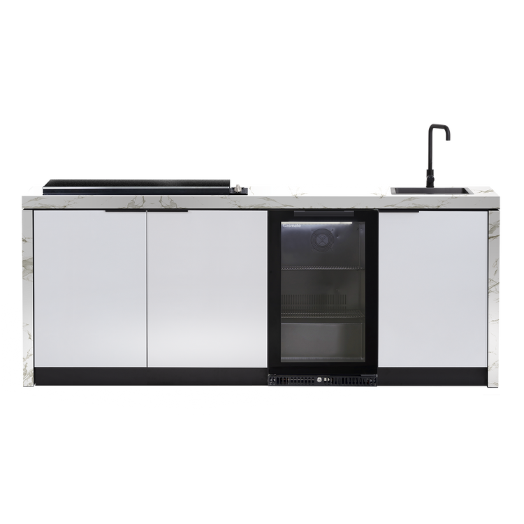 Cabinex Minimal Outdoor Kitchen with Matte Black Artusi BBQ