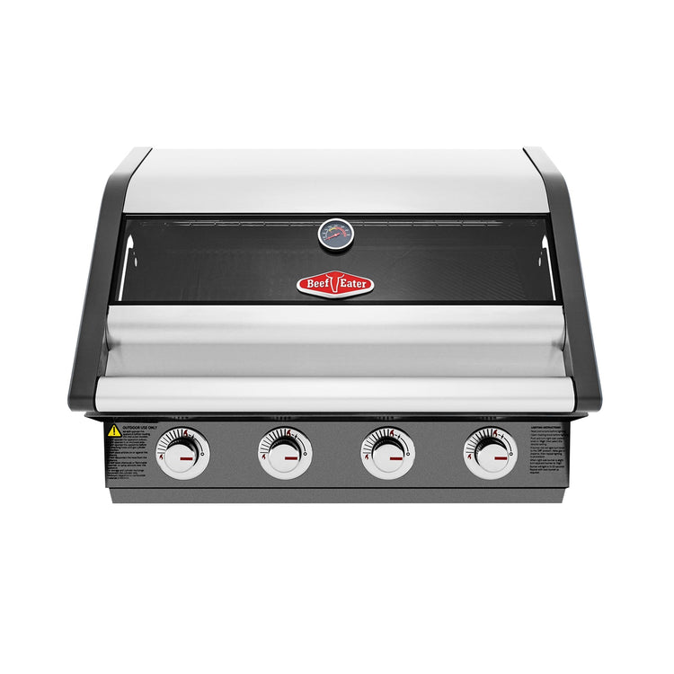 BeefEater 1600 Series Dark 4 Burner Built-in BBQ