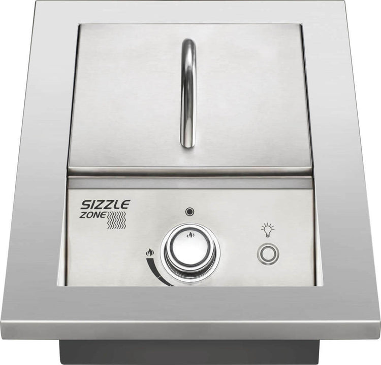 Built-in 700 Series Single Infrared Burner with Stainless Steel Cover