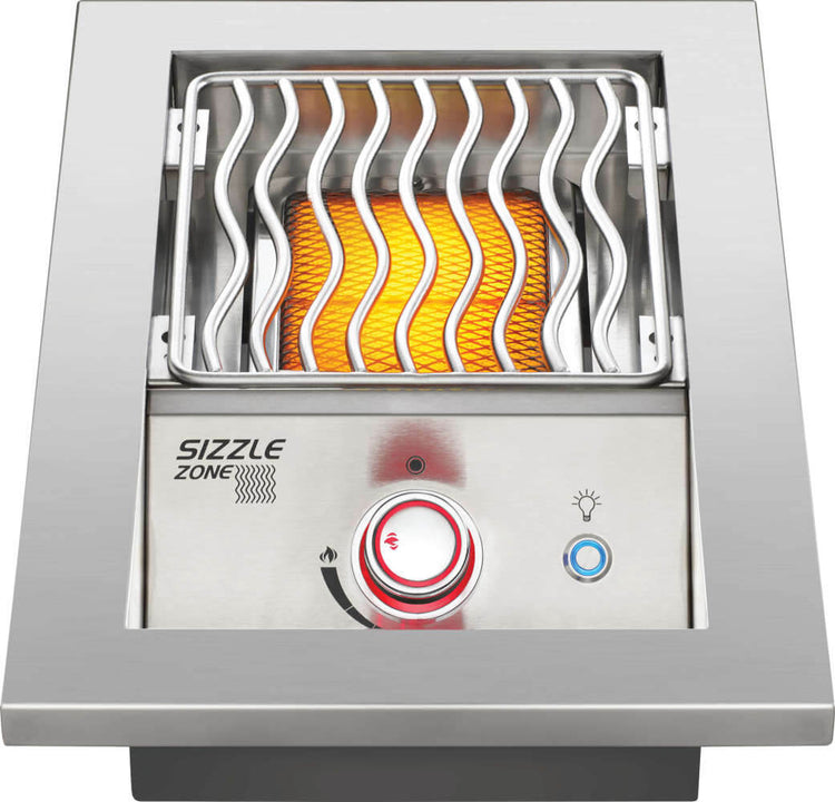 Built-in 700 Series Single Infrared Burner with Stainless Steel Cover