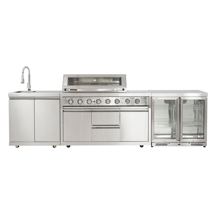 Gasmate Platinum III 6-Burner BBQ Kitchen 1