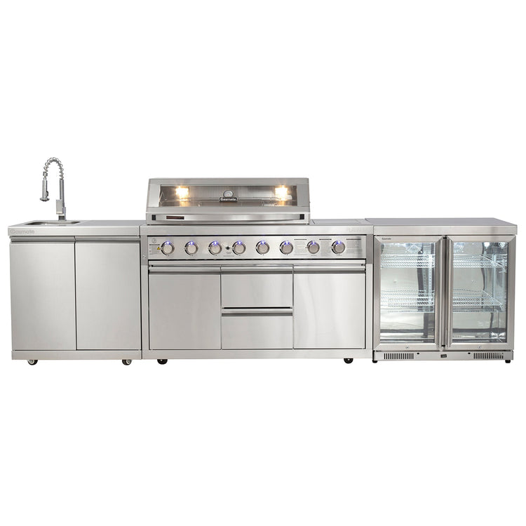 Gasmate Platinum III 6-Burner BBQ Kitchen 1