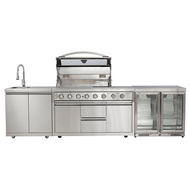 Gasmate Platinum III 6-Burner BBQ Kitchen 1