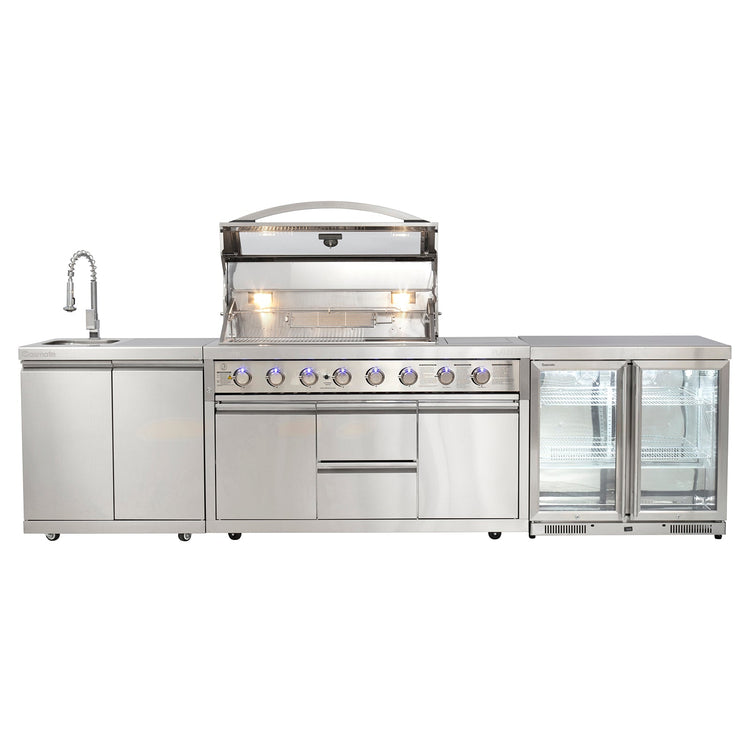 Gasmate Platinum III 6-Burner BBQ Kitchen 1