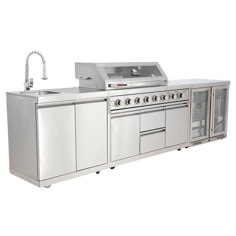 Gasmate Platinum III 6-Burner BBQ Kitchen 1