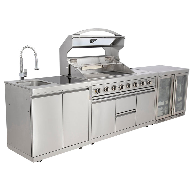 Gasmate Platinum III 6-Burner BBQ Kitchen 1