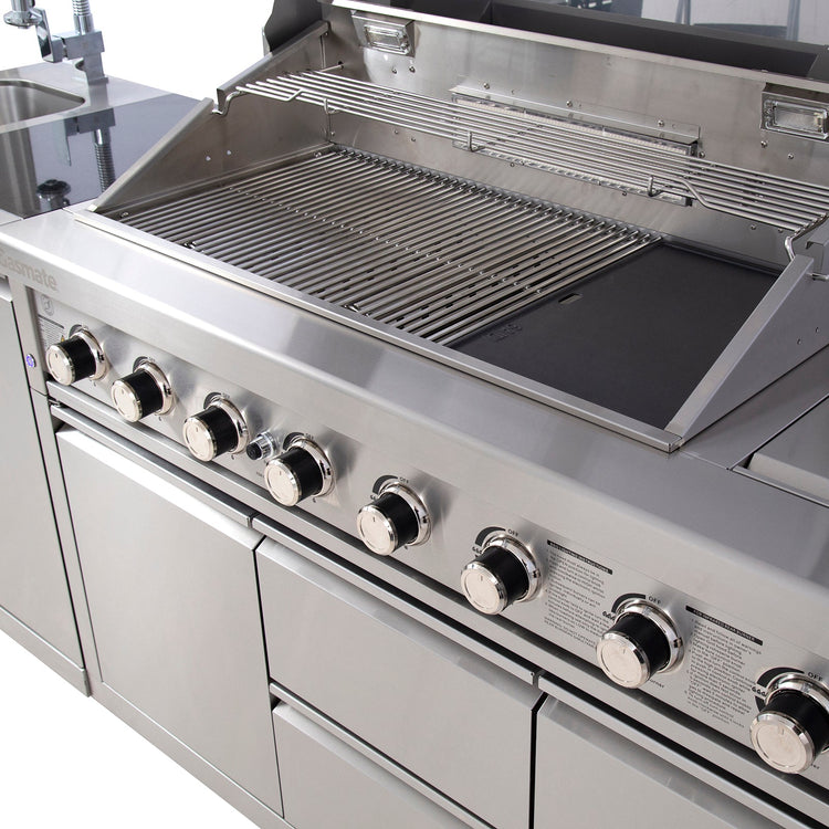 Gasmate Platinum III 6-Burner BBQ Kitchen 1