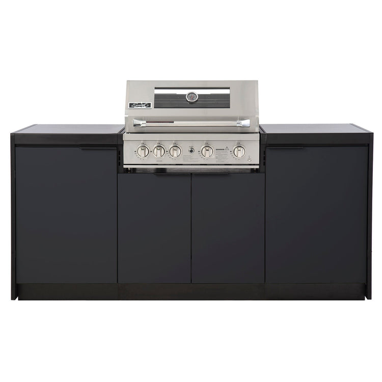 Cabinex Smart 4-Burner SS BBQ Kitchen Package with Concrete Benchtop - Small Size