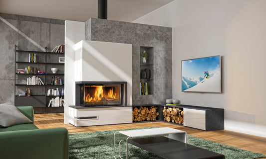 Cheminees Philippe Radiante 873 2V PR Wood Heater