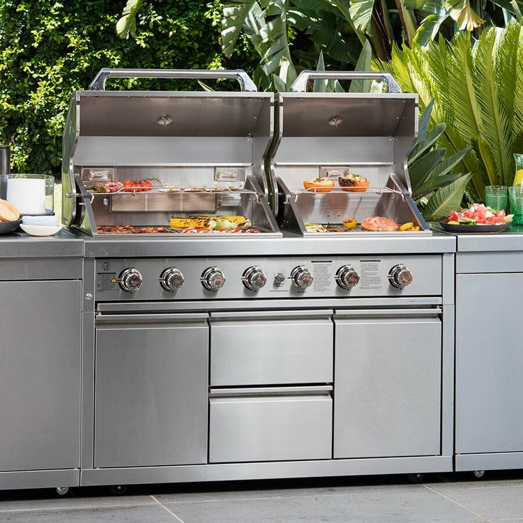 Gasmaster Hero Twin Hood 6 Burner BBQ Kitchen 3