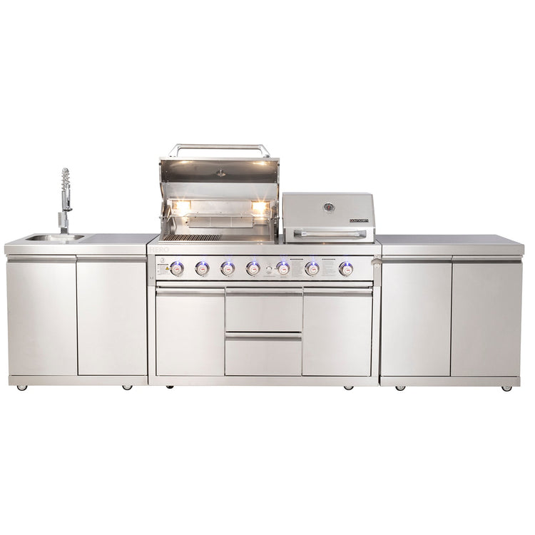 Gasmaster Hero Twin Hood 6 Burner BBQ Kitchen 3