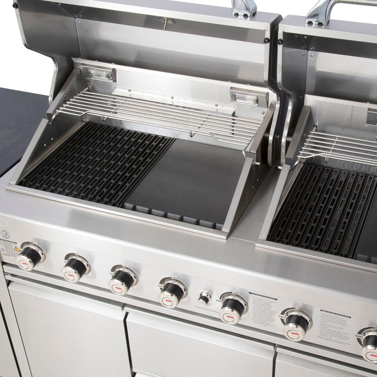 Gasmaster Hero Twin Hood 6 Burner BBQ Kitchen 3