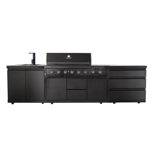 Gasmate Nova Graphite 6-Burner BBQ Kitchen Package 2