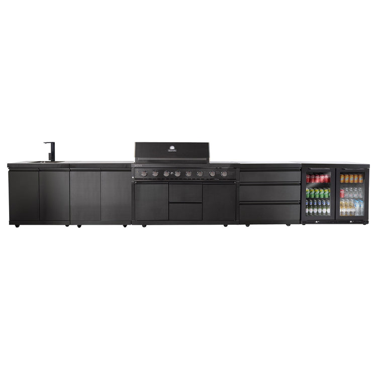 Gasmate Nova Graphite 6-Burner BBQ Kitchen Package 1