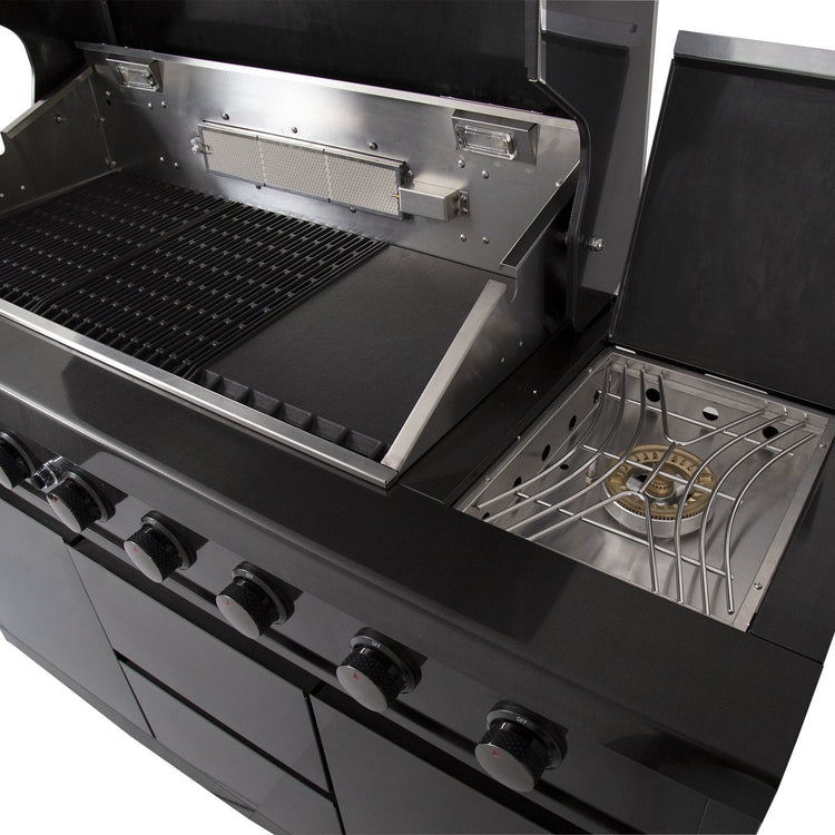 Gasmate Nova Graphite 6-Burner BBQ Kitchen Package 1