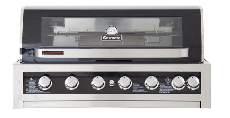 Gasmate Galaxy Black Classic 6 Burner Built-In BBQ