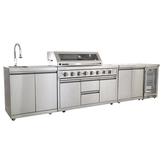 Gasmate Platinum III 6-Burner BBQ Kitchen 2