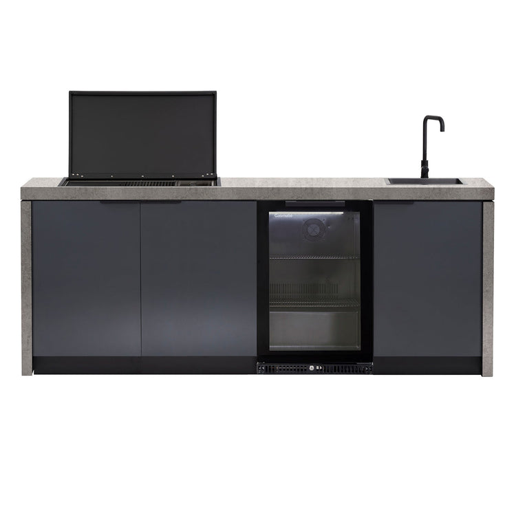 Cabinex Minimal Outdoor Kitchen with Gasmate Phoenix Black BBQ