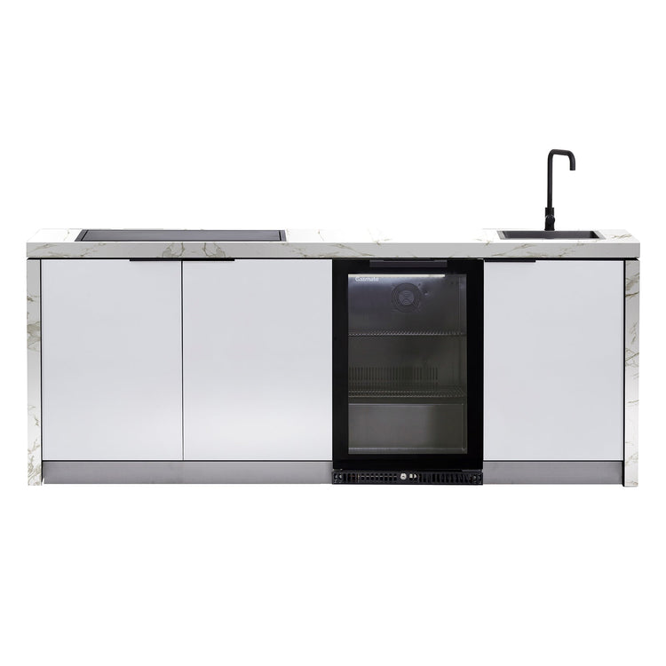 Cabinex Minimal Outdoor Kitchen with Gasmate Phoenix Black BBQ