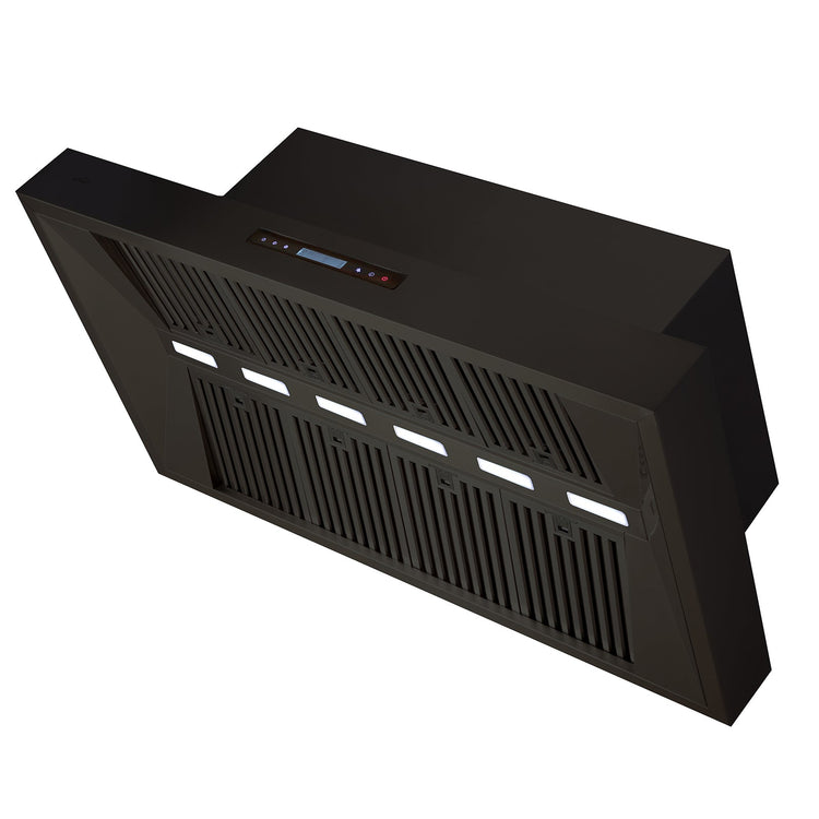 Excelsior Black 1480mm Wall Mounted BBQ Rangehood