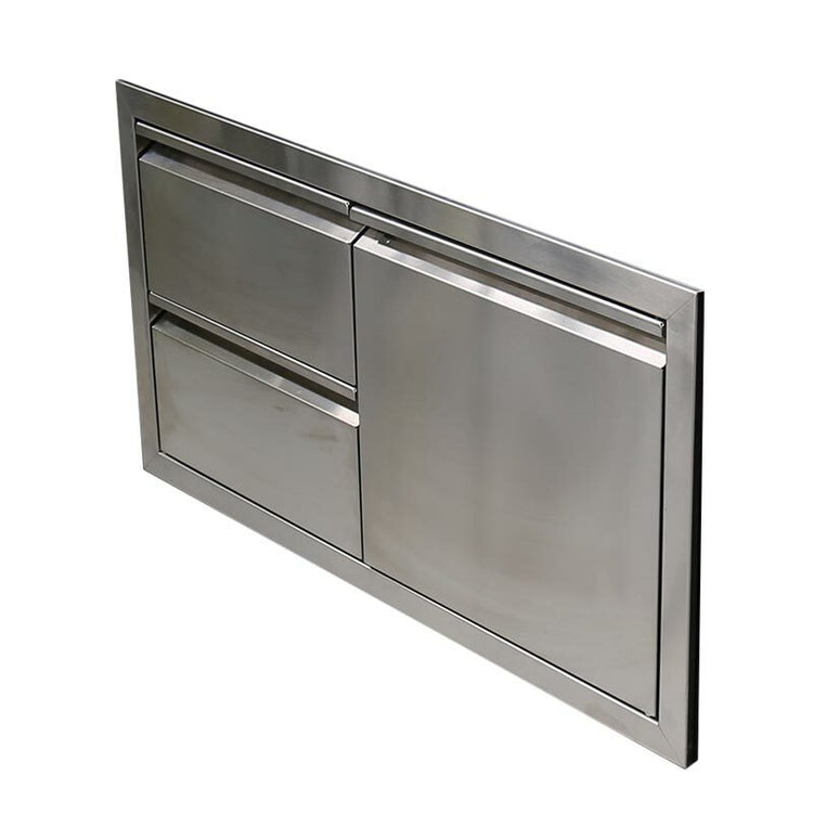 Gasmaster Hero Built-In 2 Drawer & Door (91.5cm x 45.5cm)