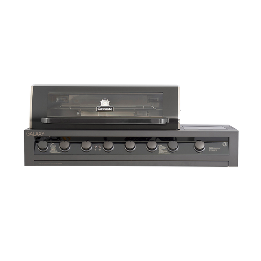 Gasmate Nova Graphite 6 Burner Built-In BBQ with Side Burner (MK2)