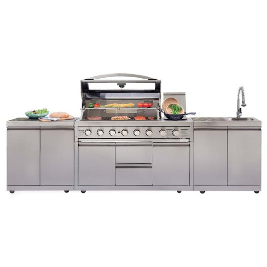 Gasmate Platinum III 6-Burner BBQ Kitchen